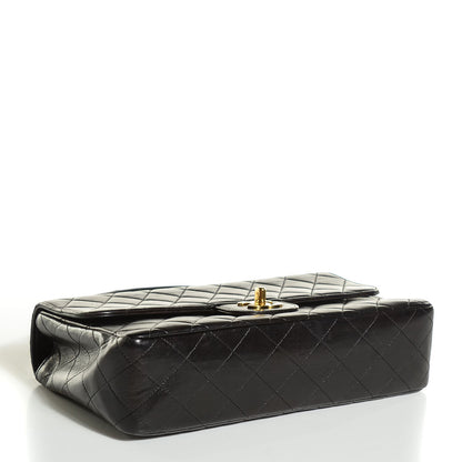 Chanel Lambskin Quilted Medium Rectangular Kelly Flap Bag Black 5 of 10