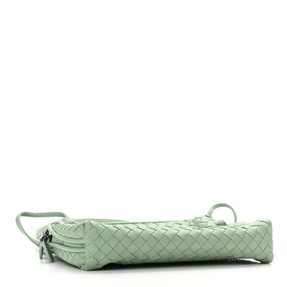 Bottega Veneta Nappa Intrecciato Nodini Crossbody Messenger New Sauge 4 of 10