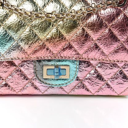 Chanel Metallic Goatskin Quilted Mini 2.55 Reissue Flap Multicolor 9 of 10