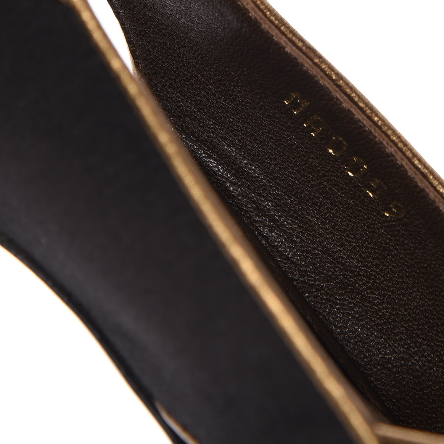 Louis Vuitton Lizard Suede Satin Sugar Platform Slingbacks 38.5 Black Brown 8 of 10