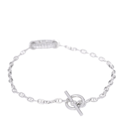 Hermes 18K White Gold Diamond Farandole Bracelet SH 3 of 5