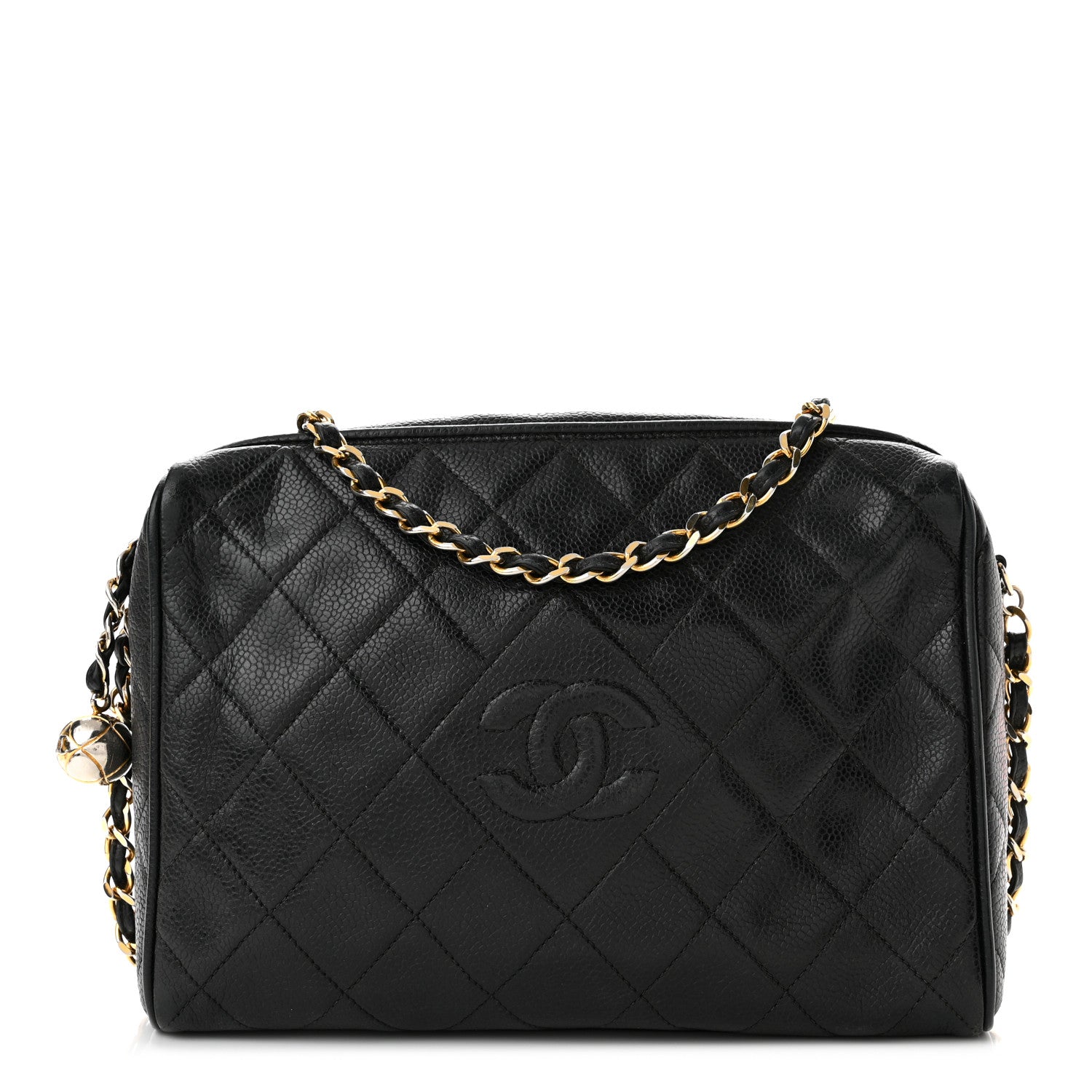 Chanel Caviar Quilted Camera Case Black 1 of 10