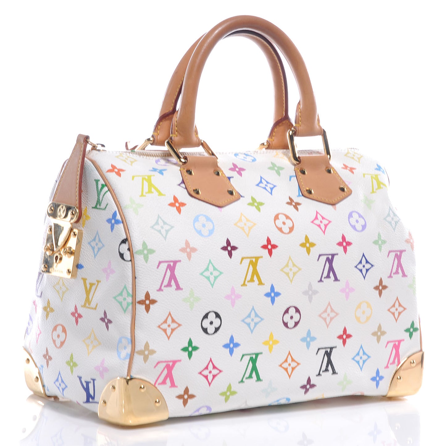 Monogram Multicolor Speedy 30 White