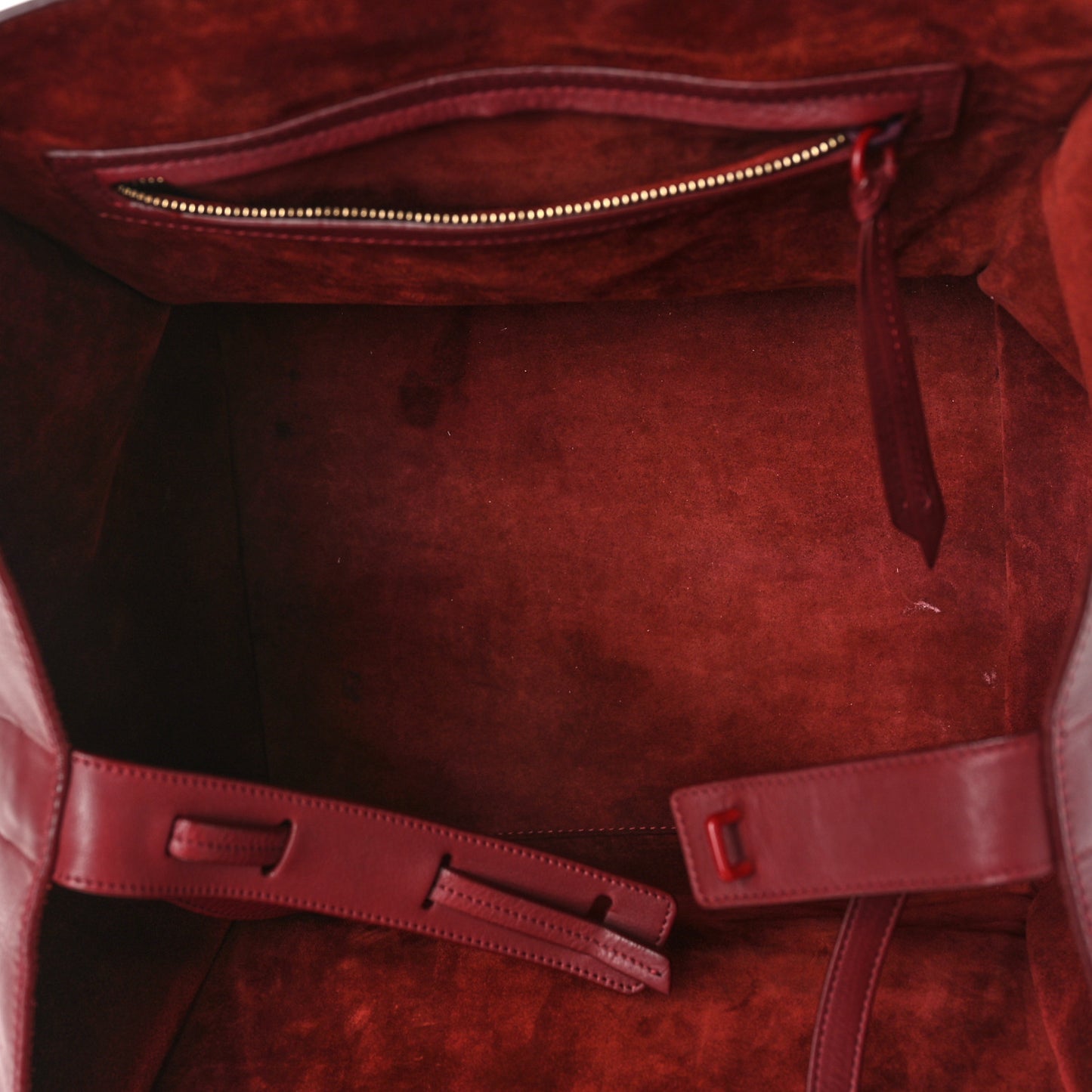 Baby Grained Calfskin Medium Phantom Luggage Carmin