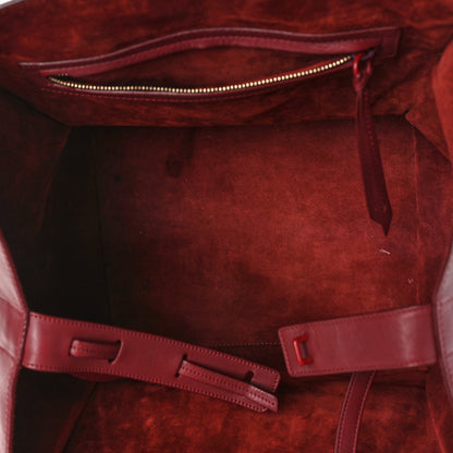 Celine Baby Grained Calfskin Medium Phantom Luggage Carmin 5 of 9