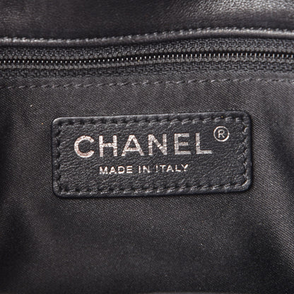 Chanel Lambskin Quilted Maxi 3 Flap Black 6 of 7