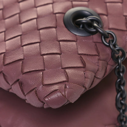 Bottega Veneta Nappa Intrecciato Duo Dusty Rose 10 of 11