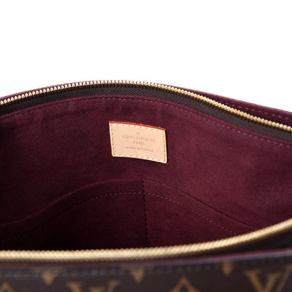 Louis Vuitton Monogram Flower Zipped Tote MM Beige 9 of 11