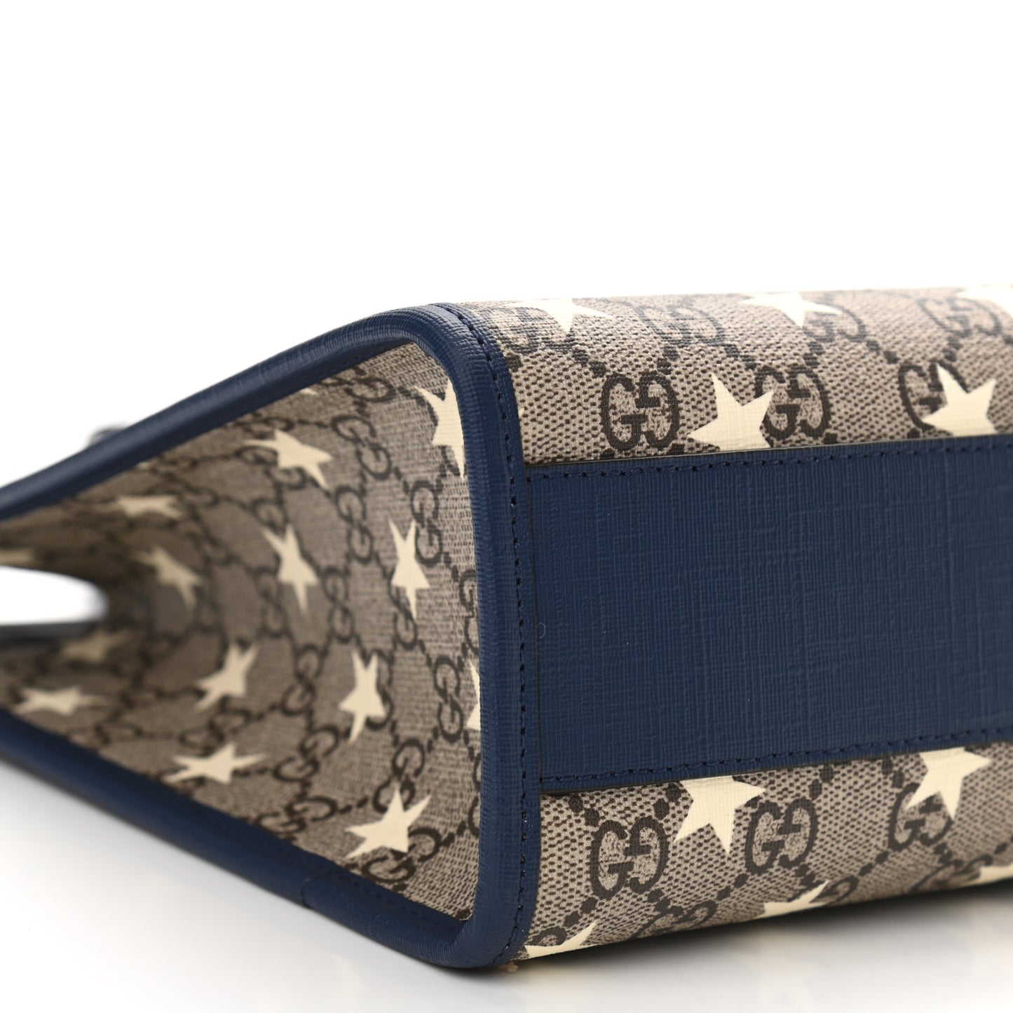GG Supreme Monogram Stars Childrens Tote Beige Ebony Yellow Royal
