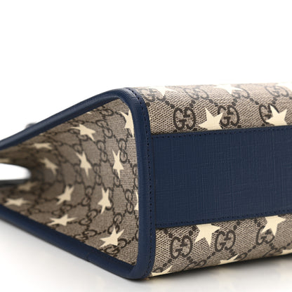 Gucci GG Supreme Monogram Stars Childrens Tote Beige Ebony Yellow Royal 9 of 10