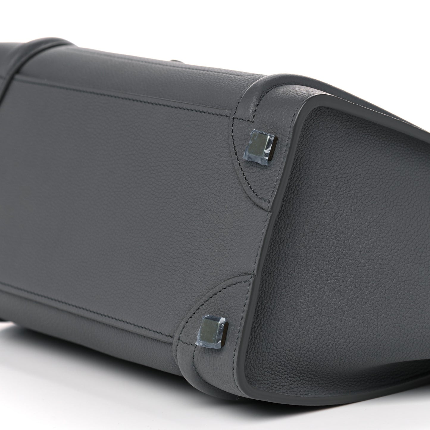 Baby Drummed Calfskin Micro Luggage Kohl