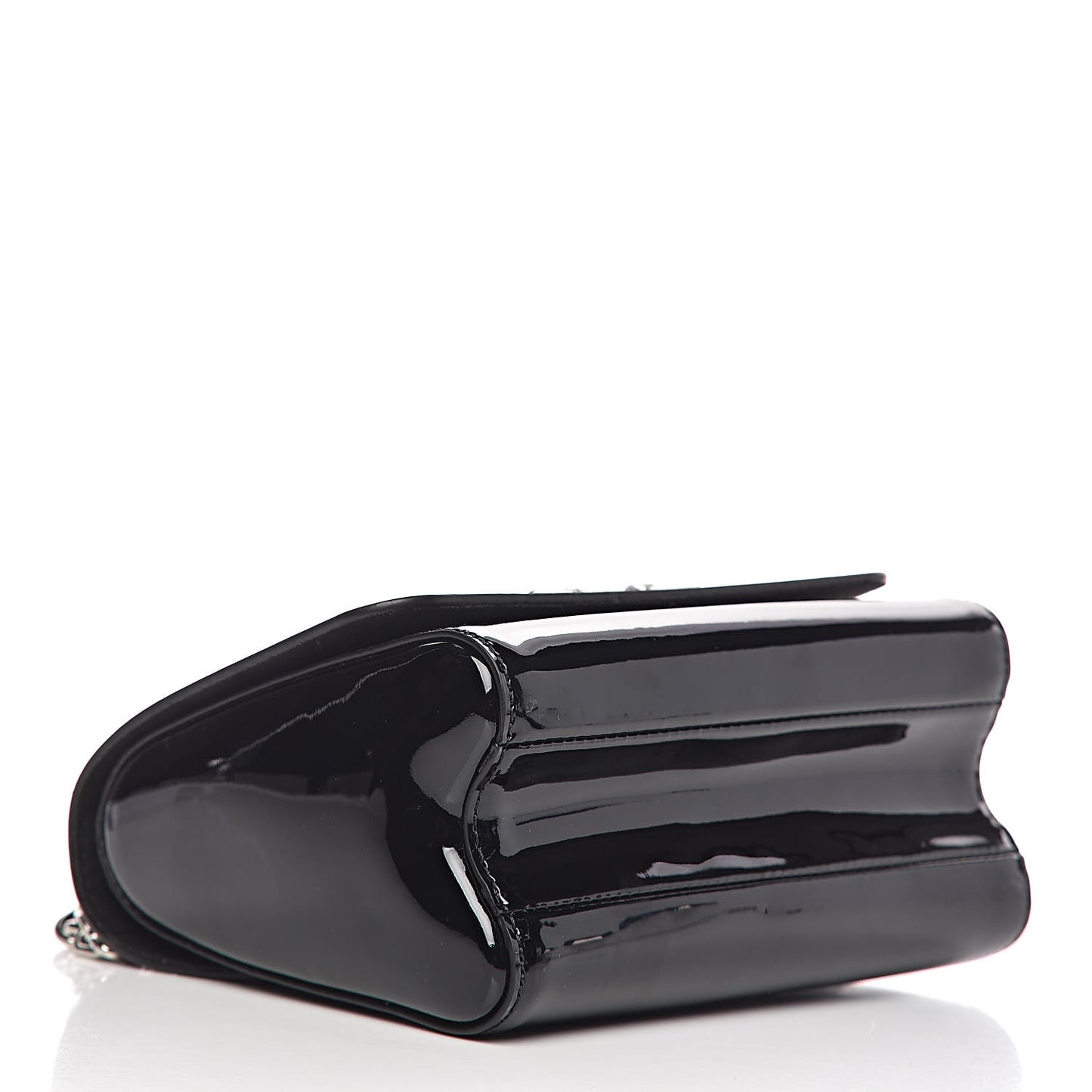 Patent Monogram Twist Shoulder Bag PM Black