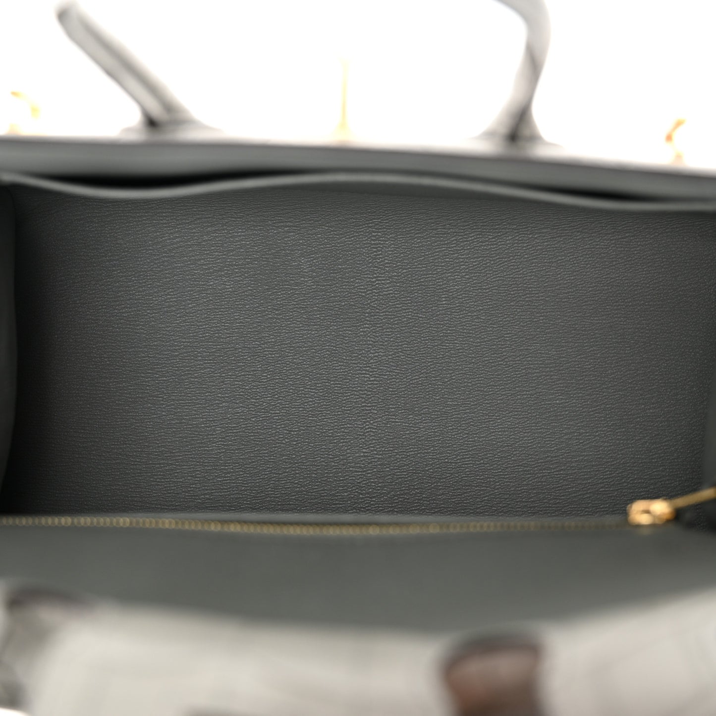 Matte Alligator Birkin Sellier 25 Gris Ciment