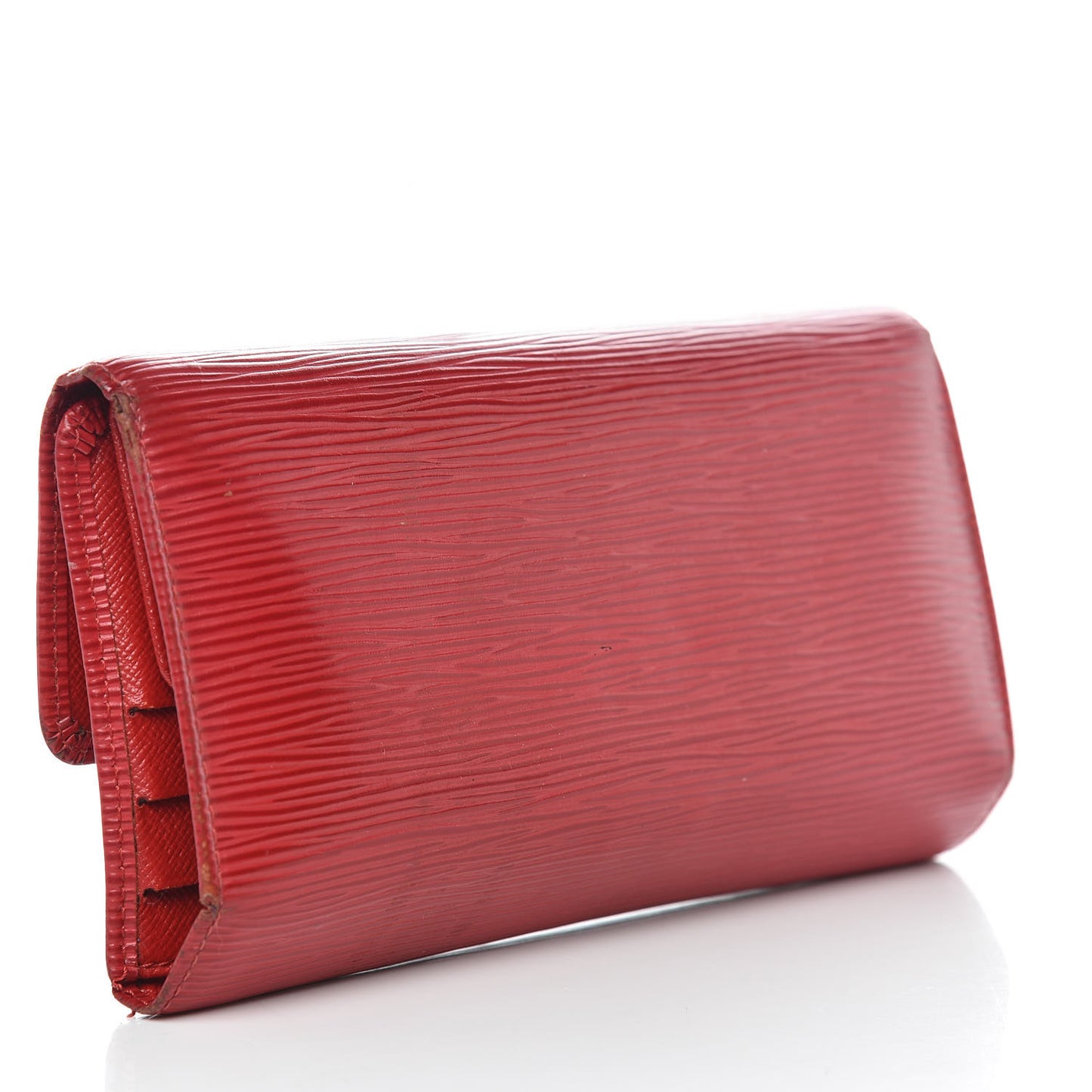 Epi Porte Tresor International Wallet Rouge