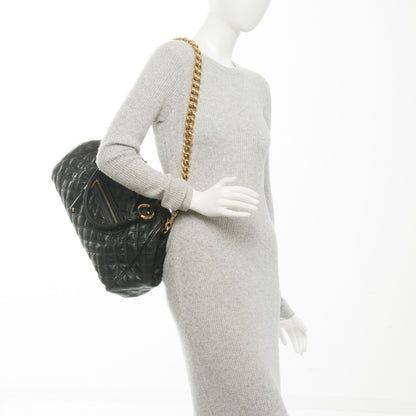 Marc Jacobs Calfskin Quilted Stam Black 2 of 8
