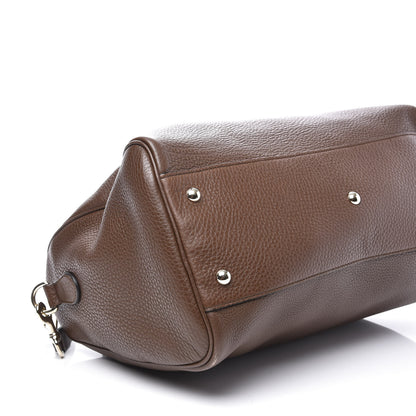Gucci Calfskin Medium Bamboo Shopper Boston Acero 5 of 10