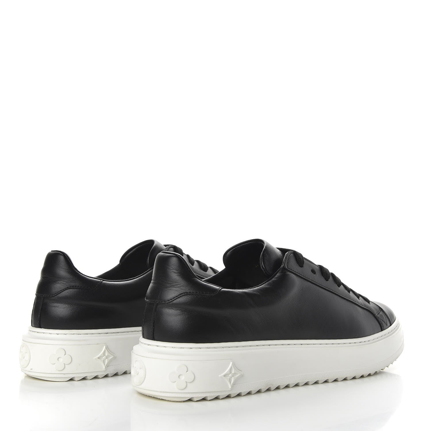 Louis Vuitton Calfskin Time Out Sneakers 41.5 Black 4 of 10