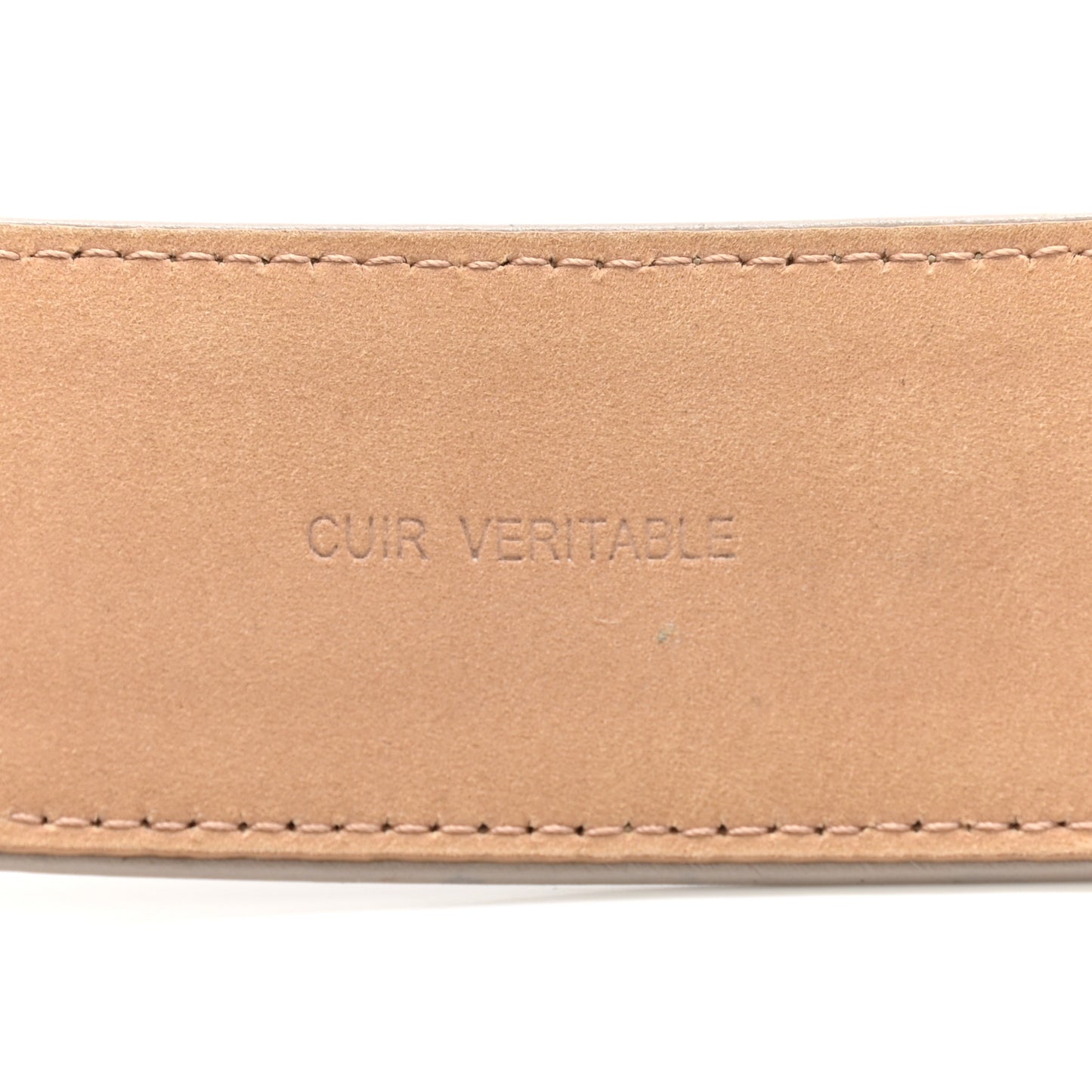 Lambskin Lucky Charms CC Belt 90 36 Beige