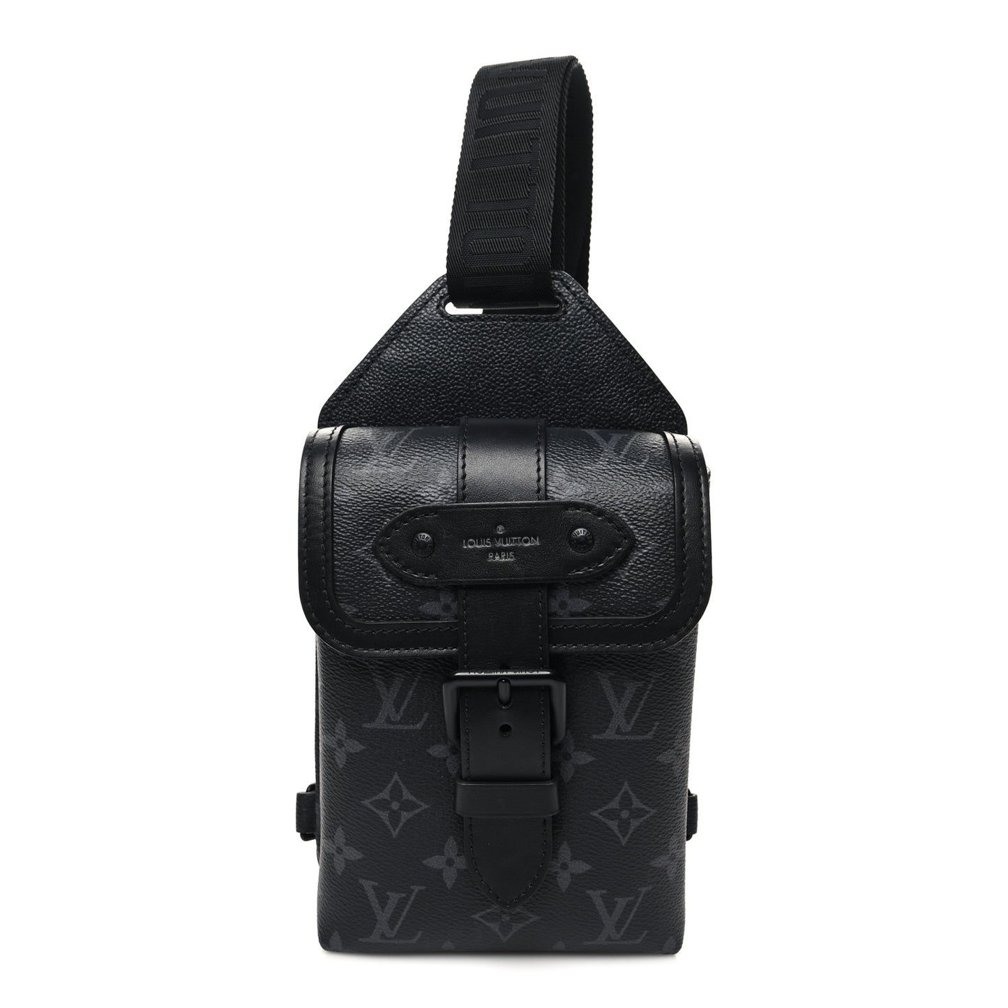Monogram Eclipse Saumur Slingbag Black