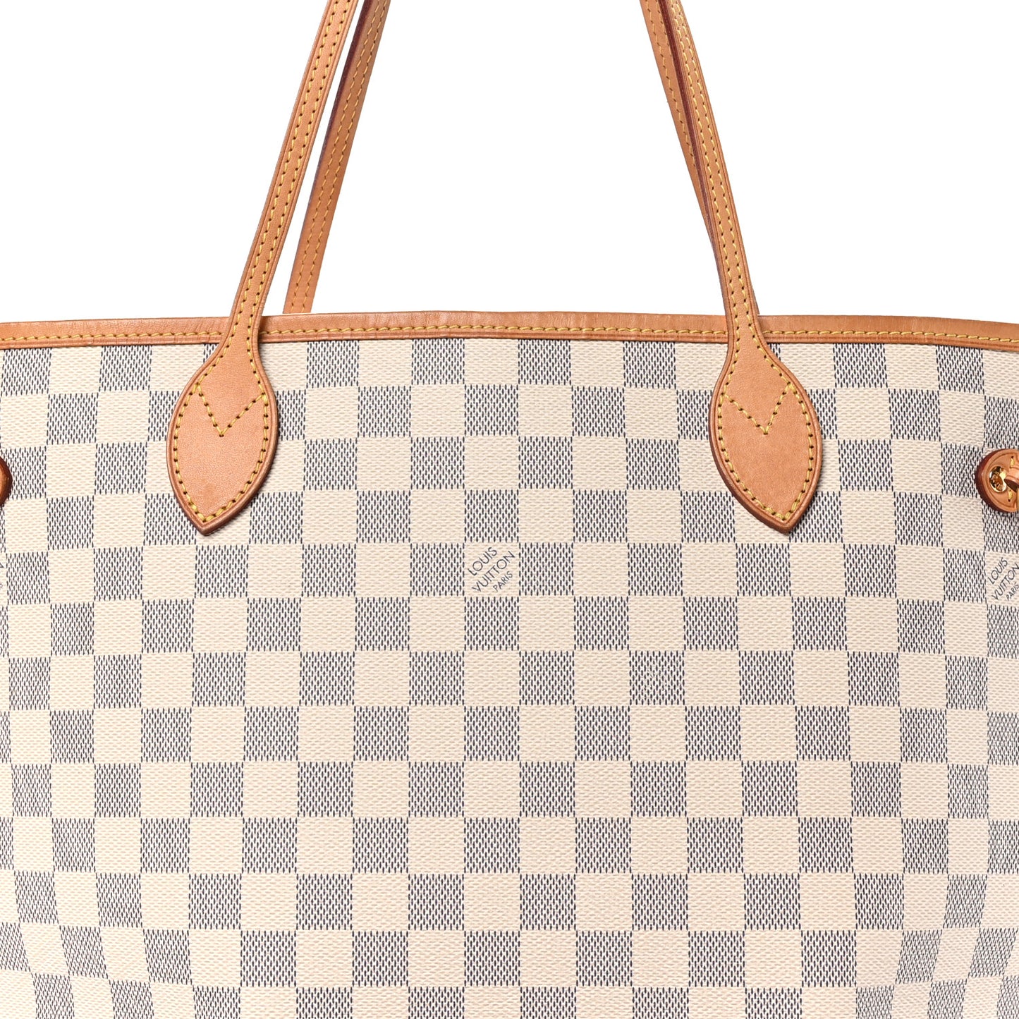 Damier Azur Neo Neverfull MM Rose Ballerine