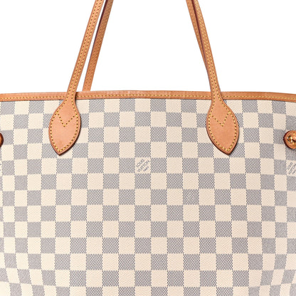 Louis Vuitton Damier Azur Neo Neverfull MM Rose Ballerine 8 of 10