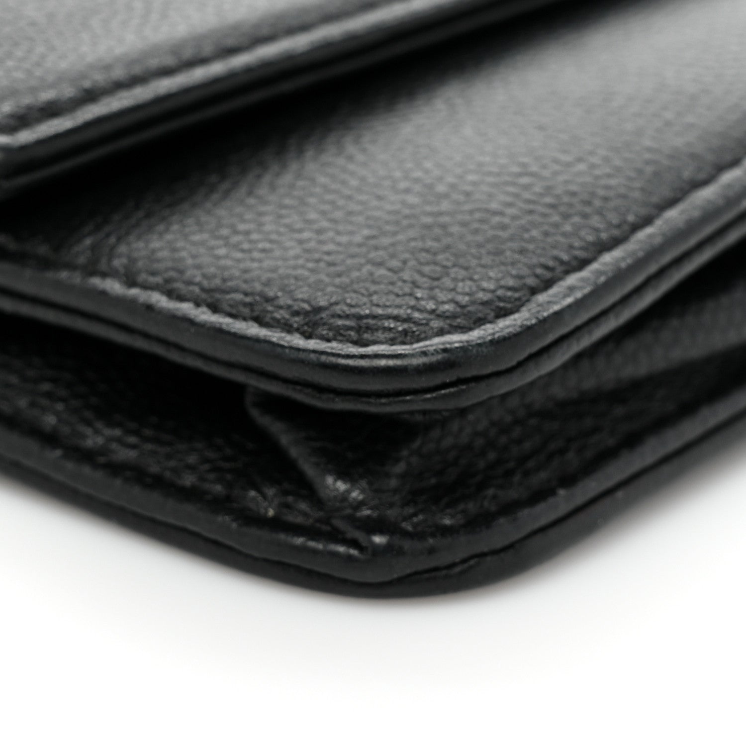 Chanel Caviar Sevruga Wallet On Chain WOC Black 21 of 25
