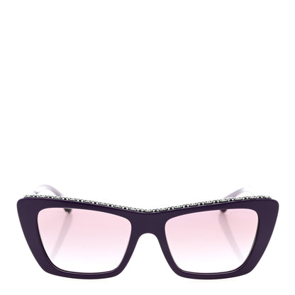 Chanel Acetate Butterfly Sunglasses 5540 Purple 2 of 8