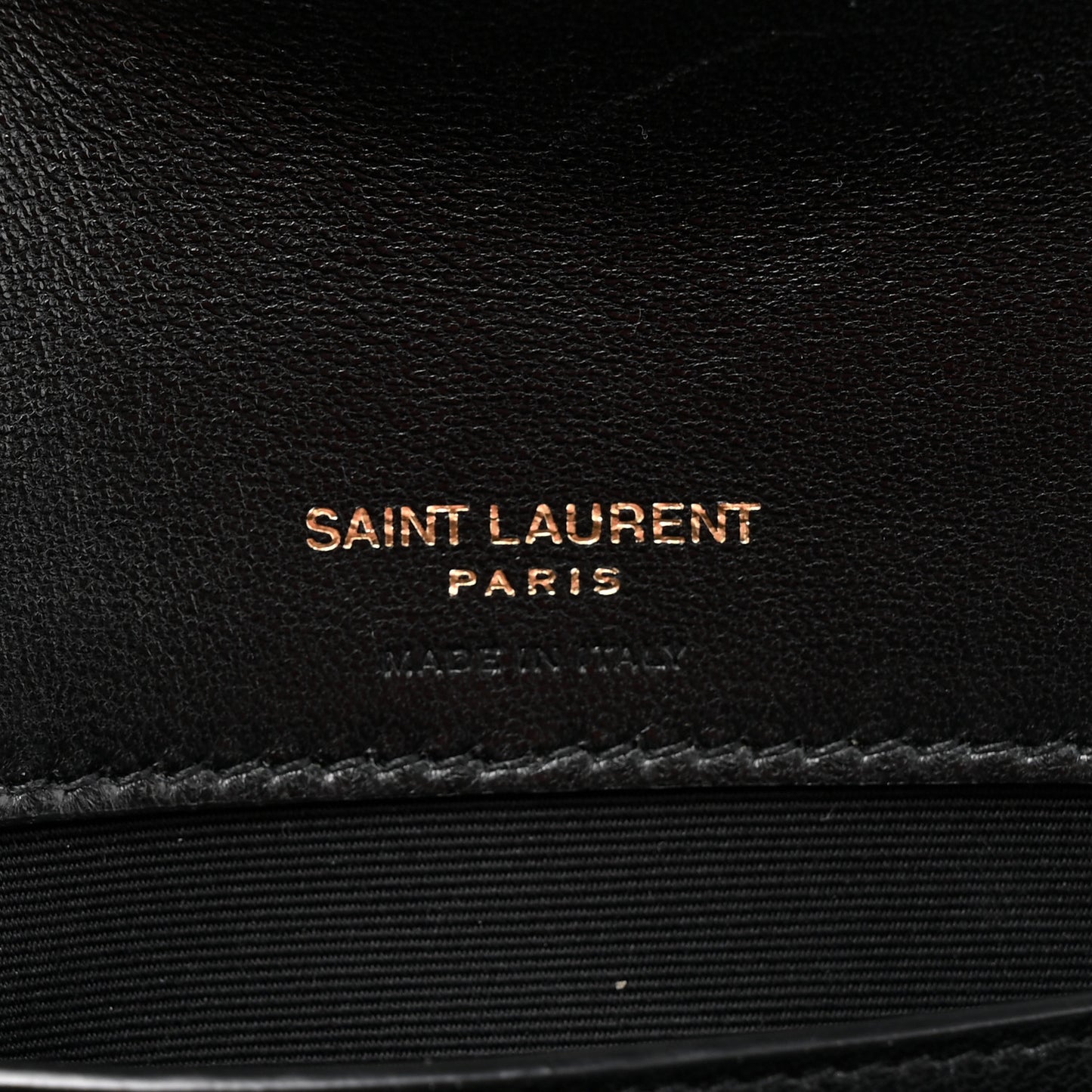 Lambskin Chevron Quilted Mini Loulou Black