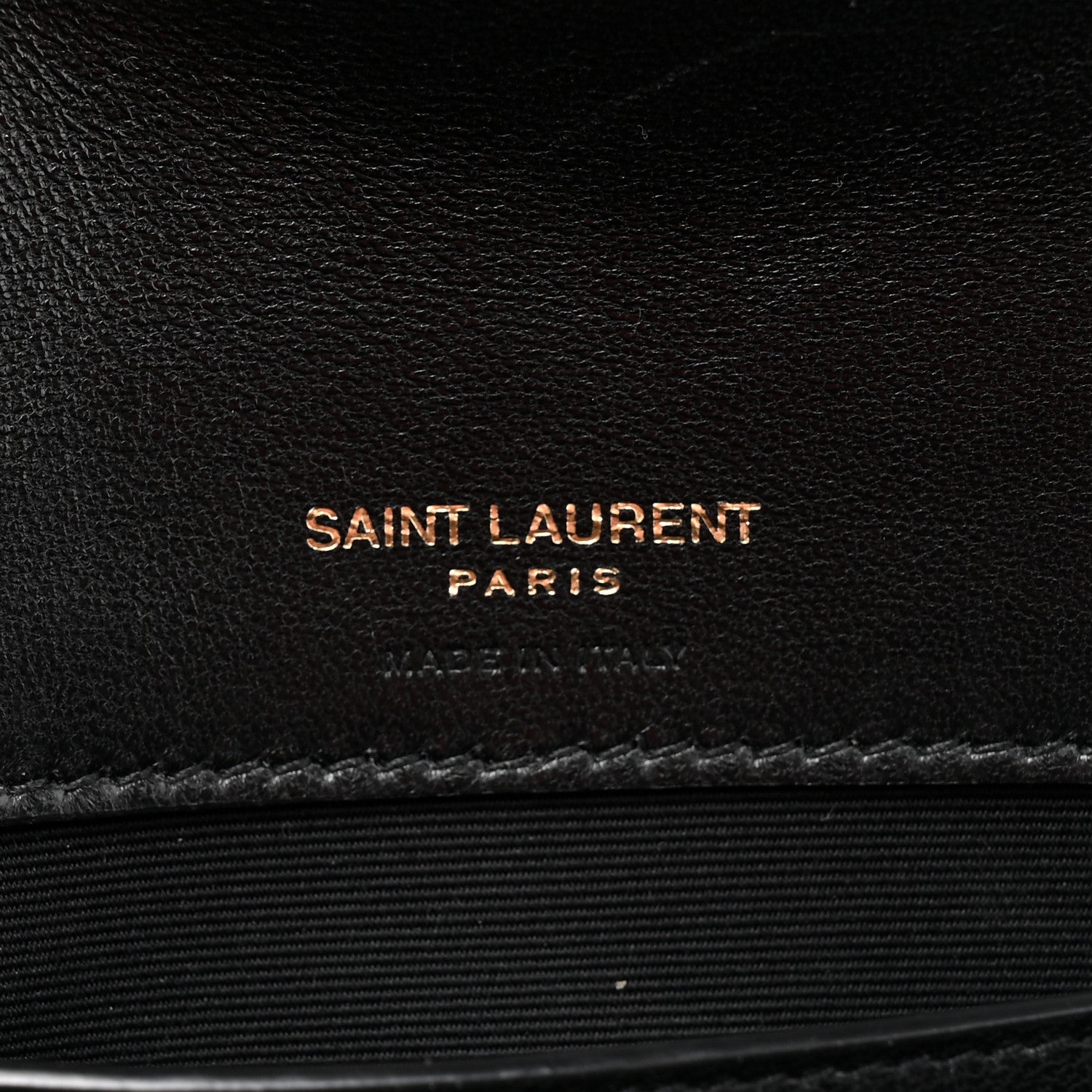 Saint Laurent Lambskin Chevron Quilted Mini Loulou Black 7 of 11