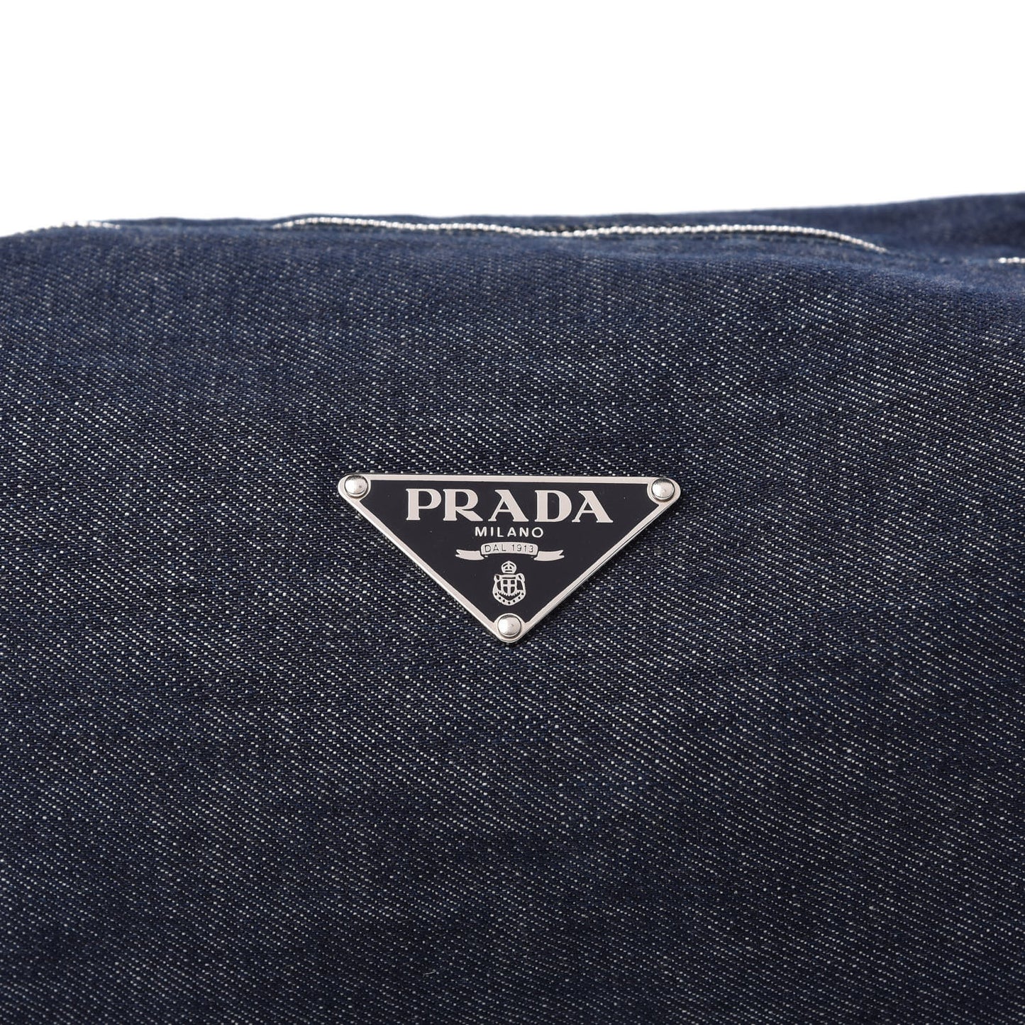 Denim Shoulder Bag Bleu