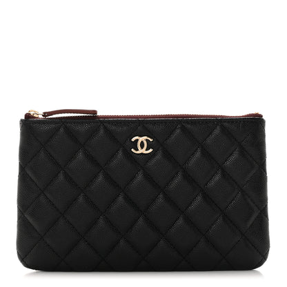 Chanel Caviar Quilted Cosmetic Case Black 1 of 8
