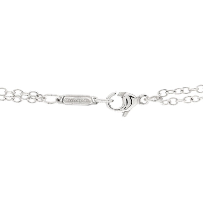 Tiffany Sterling Silver Sun Double Chain Pendant Necklace 5 of 6
