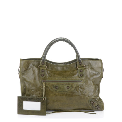 Balenciaga Chevre Classic Hardware City Olive 1 of 9