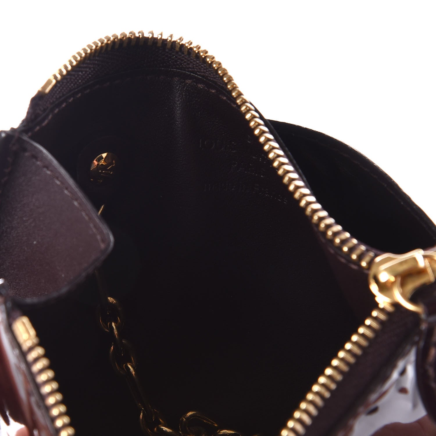 Louis Vuitton Vernis Key Pouch NM Amarante 3 of 7