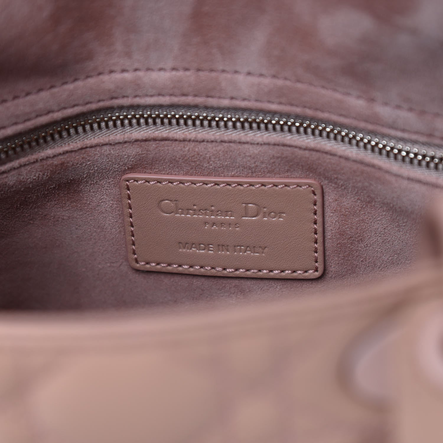 Christian Dior Ultra Matte Calfskin Cannage Small My ABCDior Lady Dior Beige 6 of 9