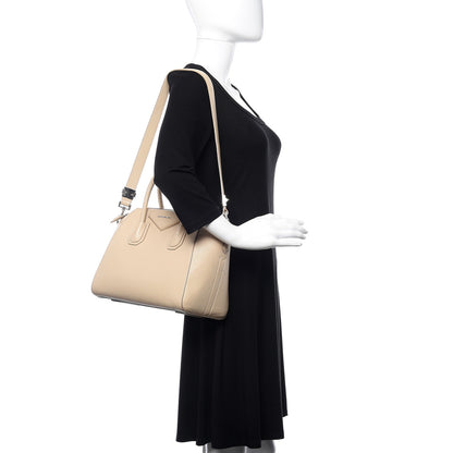 Givenchy Sugar Goatskin Small Antigona Beige Buff 2 of 17