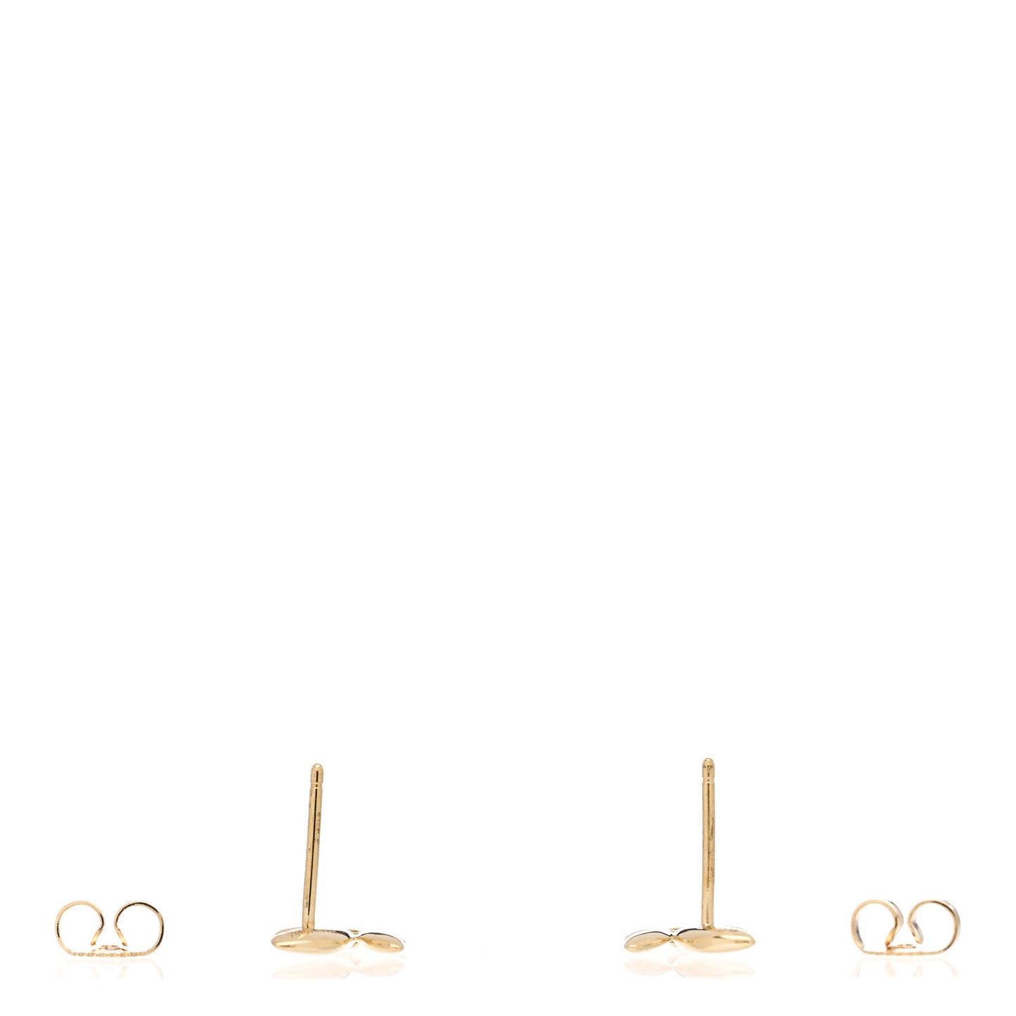 18K Yellow Gold Diamond Paloma Picasso Olive Leaf Earrings