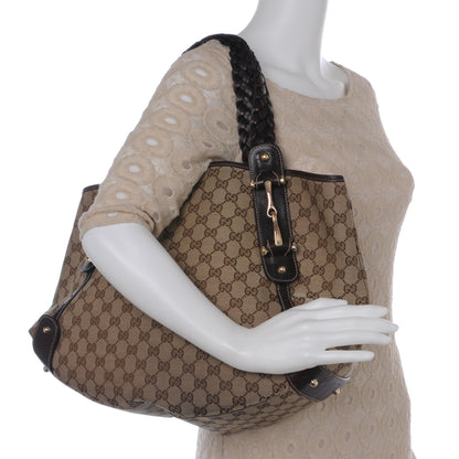 Gucci Monogram Medium Pelham Tote Ebony 2 of 12
