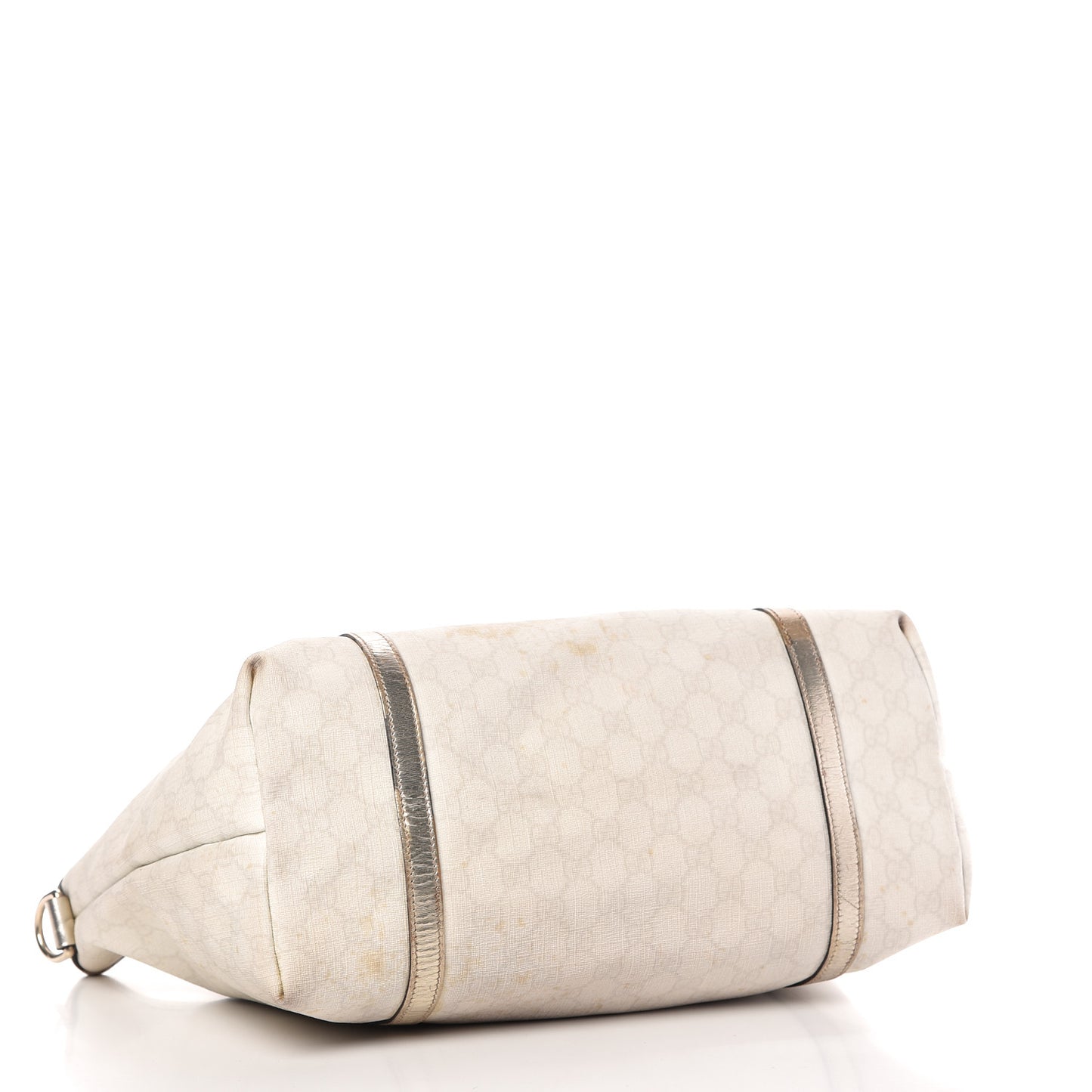 Crystal Monogram Medium Joy Tote Gold