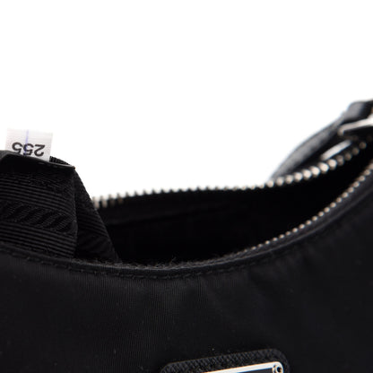 Prada Nylon Re-Edition 2005 Shoulder Bag Black 10 of 11