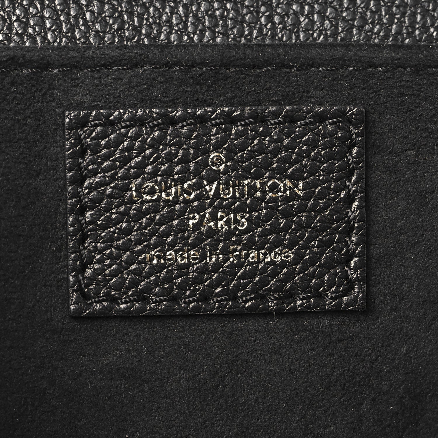Louis Vuitton Empreinte Monogram Giant Pochette Metis East West Black Beige 7 of 10