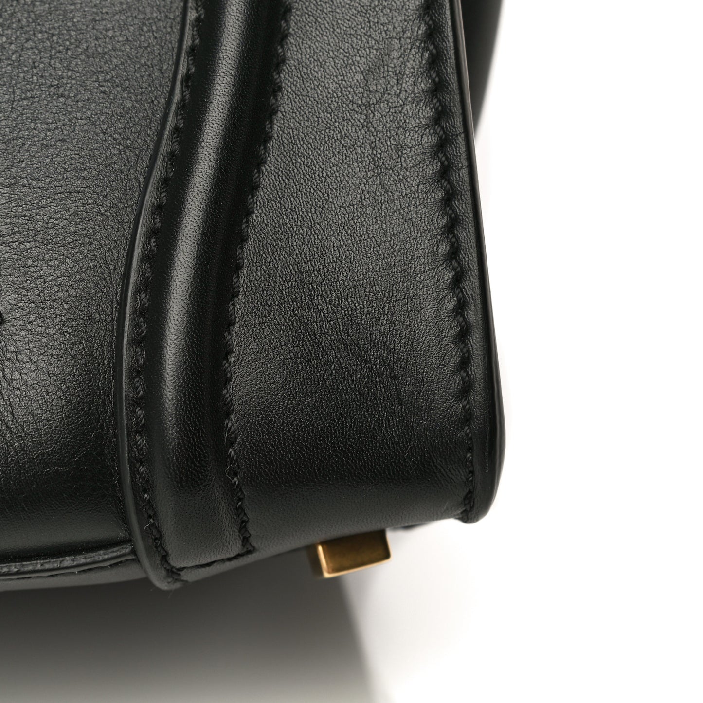 Smooth Calfskin Mini Luggage Black