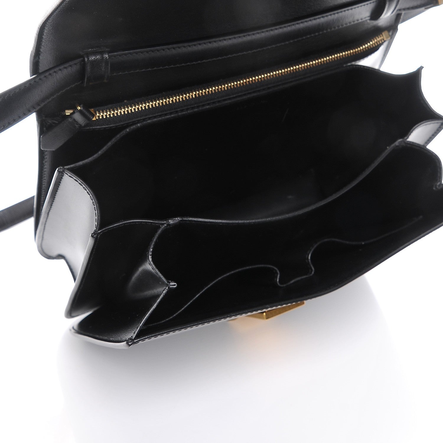 Celine Box Calfskin Medium Classic Box Flap Bag Black 5 of 8