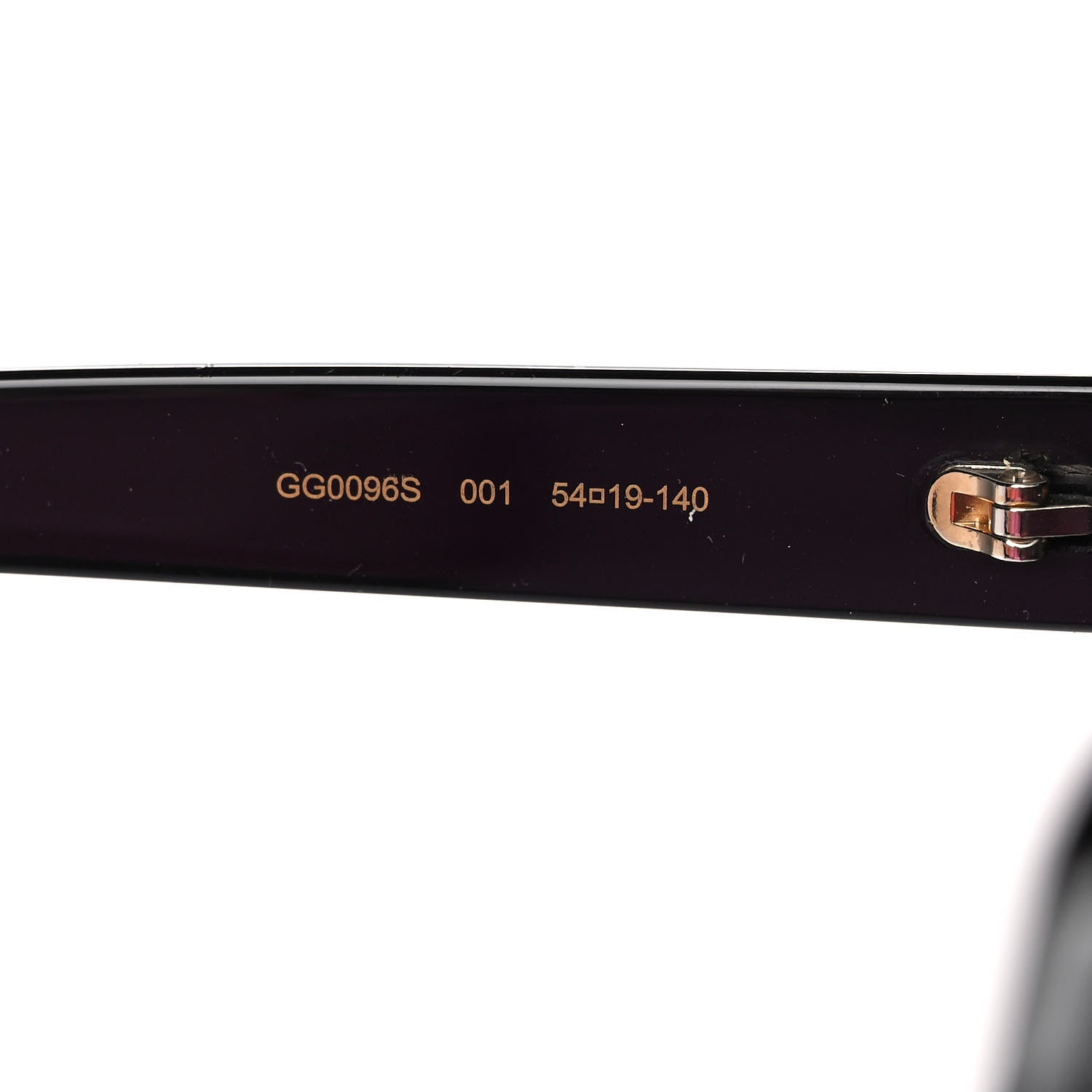Gucci Acetate Square Frame GG0096S Sunglasses Black 6 of 8