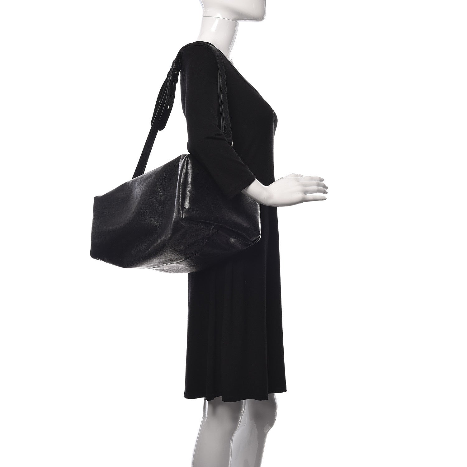 Gucci Fluffy Calfskin Morpheus Convertible Backpack Black 2 of 9
