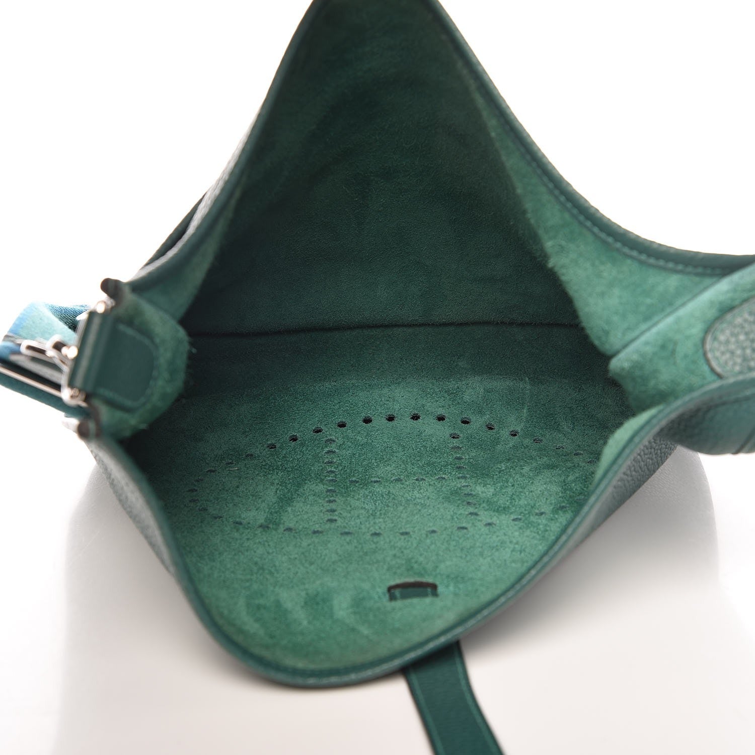 Hermes Taurillon Clemence Evelyne III GM Malachite Bleu Izmir 5 of 11