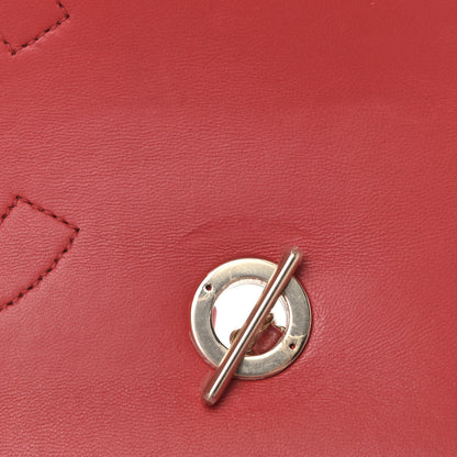 Chanel Lambskin Chevron Quilted Medium Trendy CC Dual Handle Flap Bag Red 5 of 6