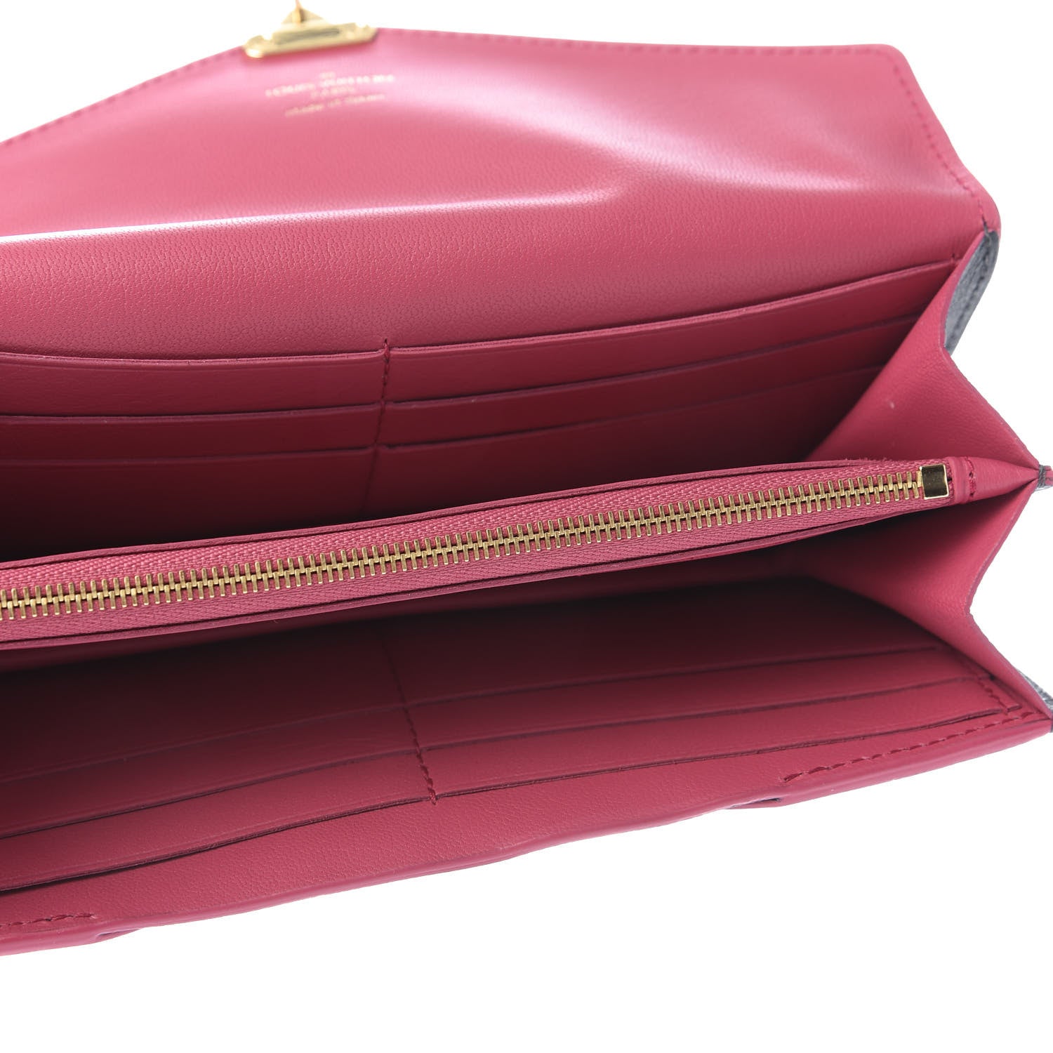 Louis Vuitton Veau Cachemire Dauphine Wallet Cobalt Fuchsia 4 of 8