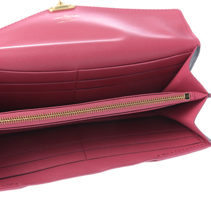 Louis Vuitton Veau Cachemire Dauphine Wallet Cobalt Fuchsia 4 of 8