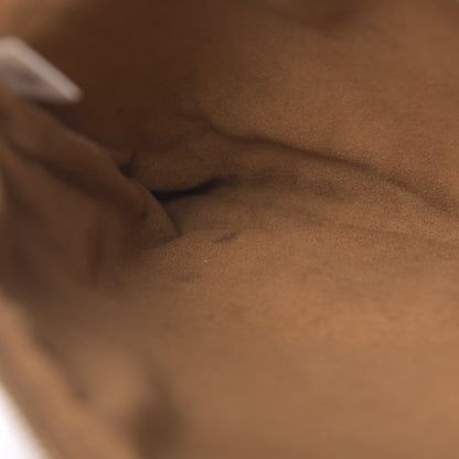 MCM Visetos Liz Shopper Tote Pouch Cognac 8 of 15